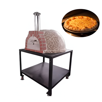 FornoBilia Roma Cart Brick Pizza Oven